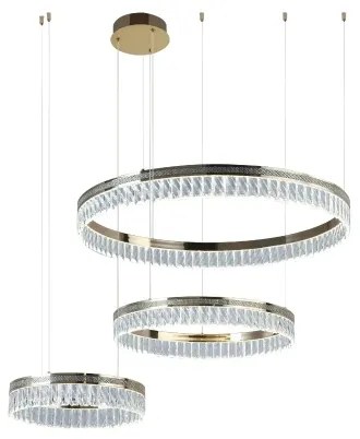 THALIA Lustră LED dimabilă cu cristale suspendată pe cablu LED/120W/230V 3000-6000K + telecomandă