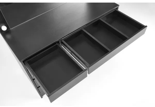 Masă de toaletă AMORIO neagră