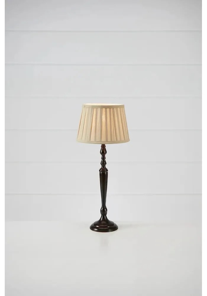 Veioză maro închis cu abajur textil (înălțime 60 cm) Chocolat – Markslöjd