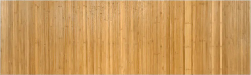 vidaXL Covor dreptunghiular, natural, 60x200 cm, bambus