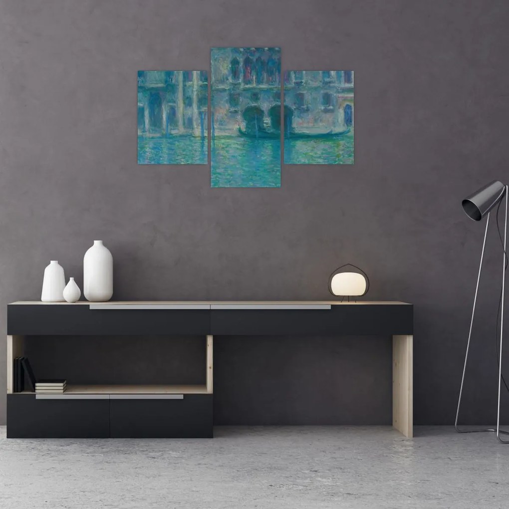 Tablou - Claude Monet, Palazzo da Mula, Venice, reproducere (90x60 cm)