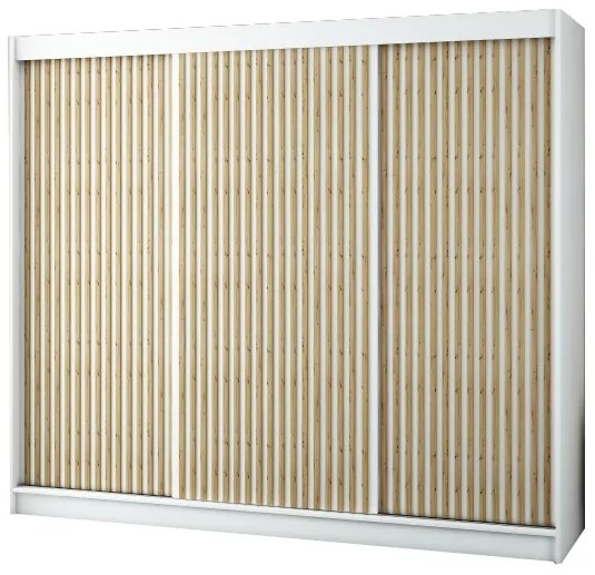 Dulap de haine 250 cm Ladonna 1 (alb mat). 1045703