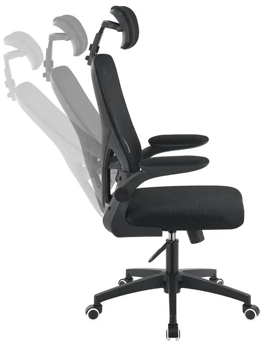 Juskys Scaun de birou Baltimore - negru