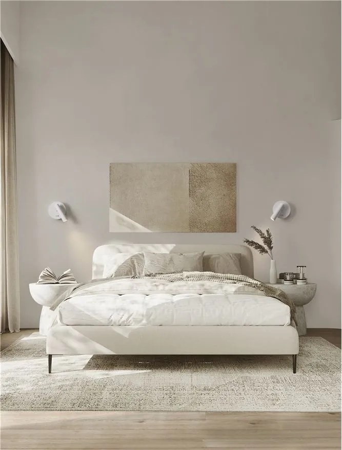 Aplica cu Spot LED directionabil stil minimalist TICO alba, NVL-9695146