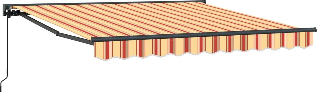 vidaXL Cadru de copertină Manual Multicolour 350 x 250 cm