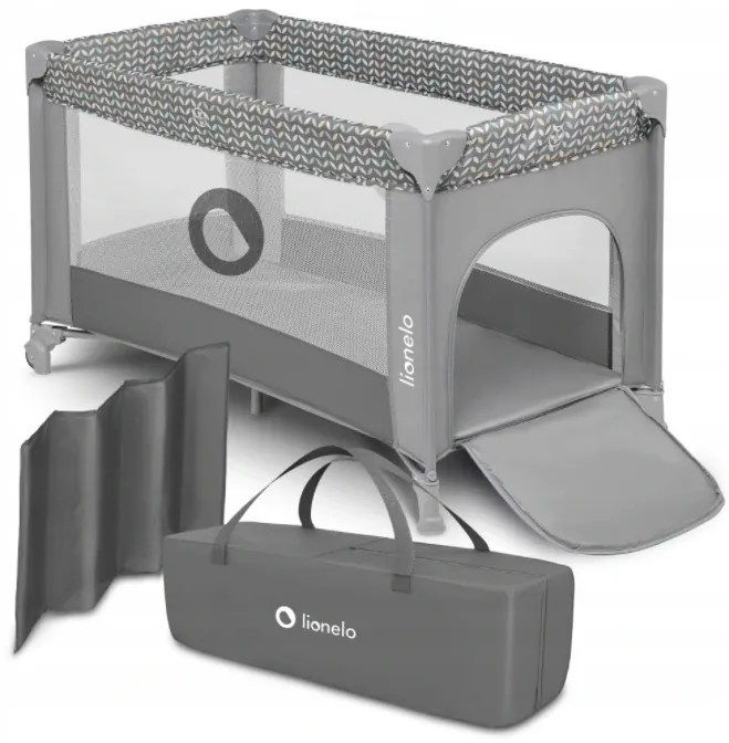 ShopJK PĂTUȚ DE CĂLĂTORIE LIONELO STEFI - GREY CONCRETE MULTICOLOR