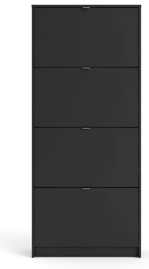 Pantofar negru cu deschidere înclinată Shoes – Tvilum