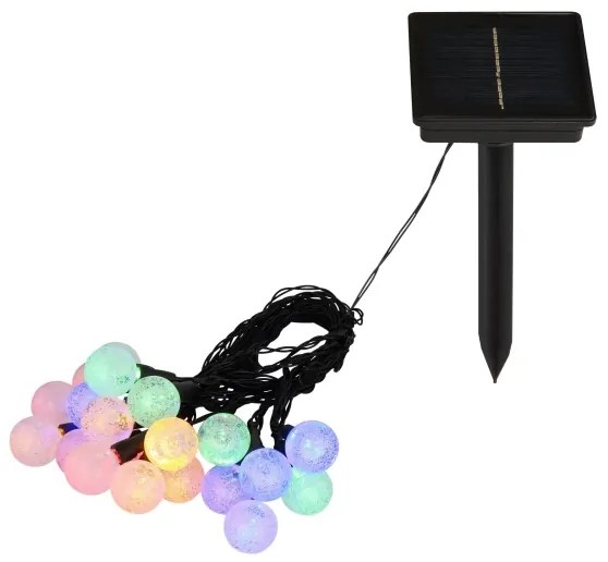 Lanț LED RGB solar Globo 36352-20 20xLED/0,06W/3V IP44
