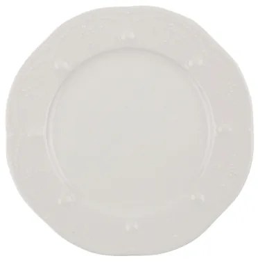 Set de masă 24 piese alb/porțelan