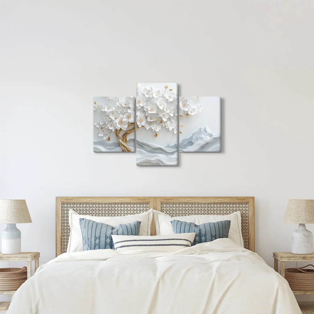 Tablou – Arborele vieții 3D elegant (90x60 cm)