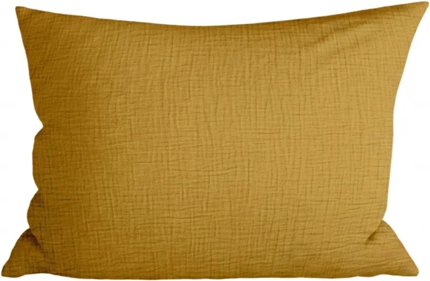 Fata de perna muselina MUSSARI 50x70 cm, galben inchis