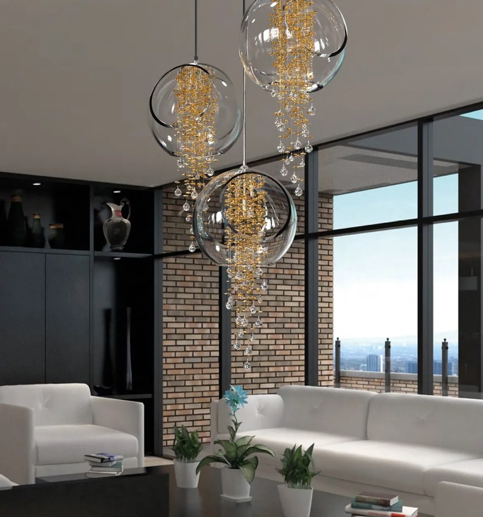 Lustra moderna Vision design LUX ALIA 02 B – CH
