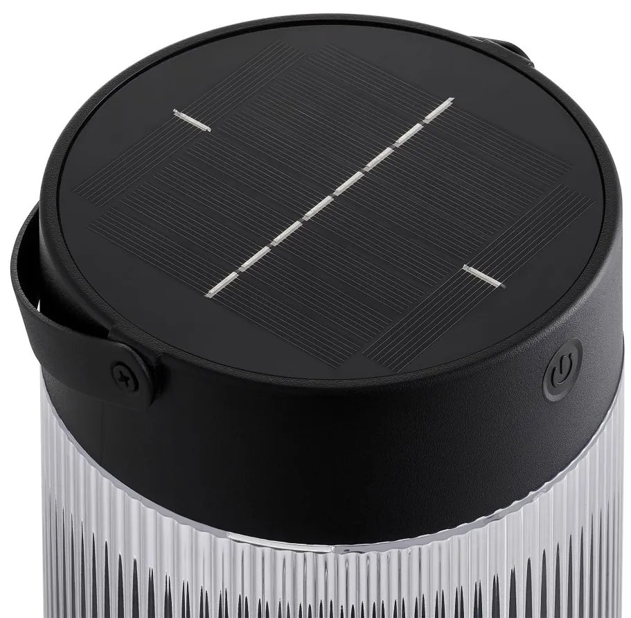 Lampa portabila solara, 3-step Moodmaker, protectie IP44, Coupar negru