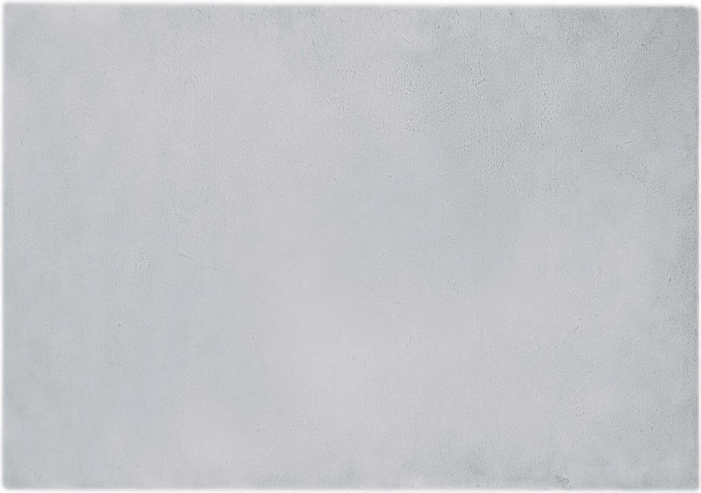 vidaXL Covor din de iepure sintetic antiderapant Olite Gri Poliester