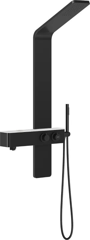 Mexen Sund panou de duș, negru - 7620-02-70
