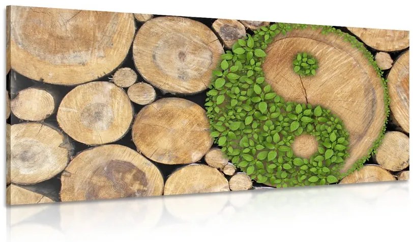 Tablou Yin și Yang într-un design ecologic