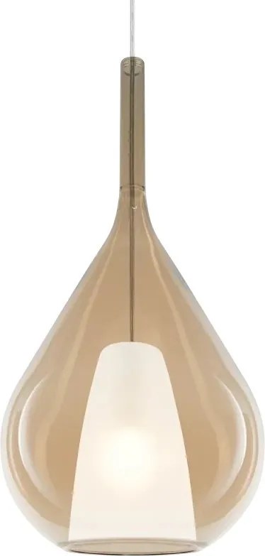 Lustra, Pendul din sticla KALIQUE-3 SP1 D28 AMBRA