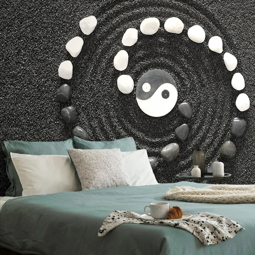 Fototapet armonic Yin și Yang