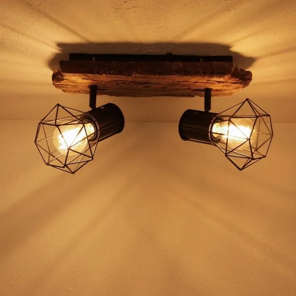 Globo 54017W-2 - Spot PRISKA 2xE27/60W/230V