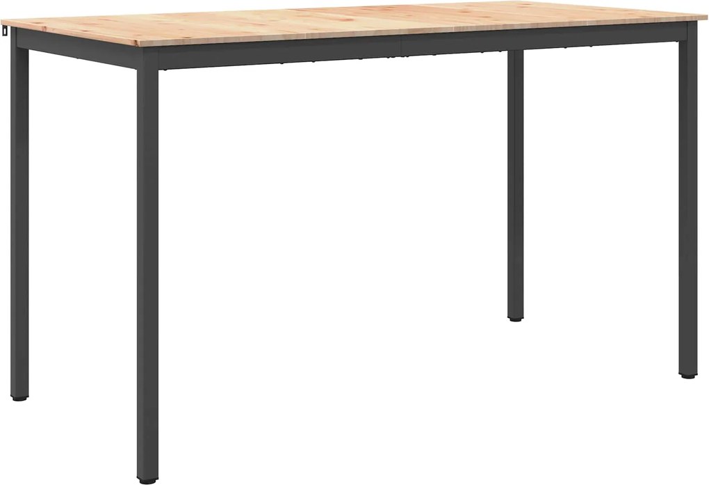 vidaXL Masă de bar natural 180 x 90 x 105 cm Lemn de pin masiv