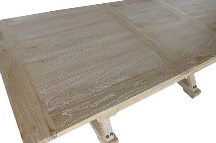 Masa dining extensibila, din lemn reciclat, Elora