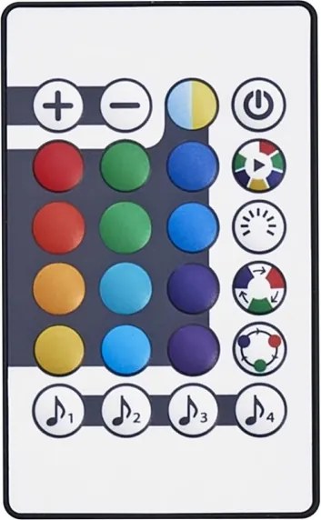 Bandă LED RGB dimabilă FLEX AUDIO 3m LED/12,5W/230V Ledvance + telecomandă