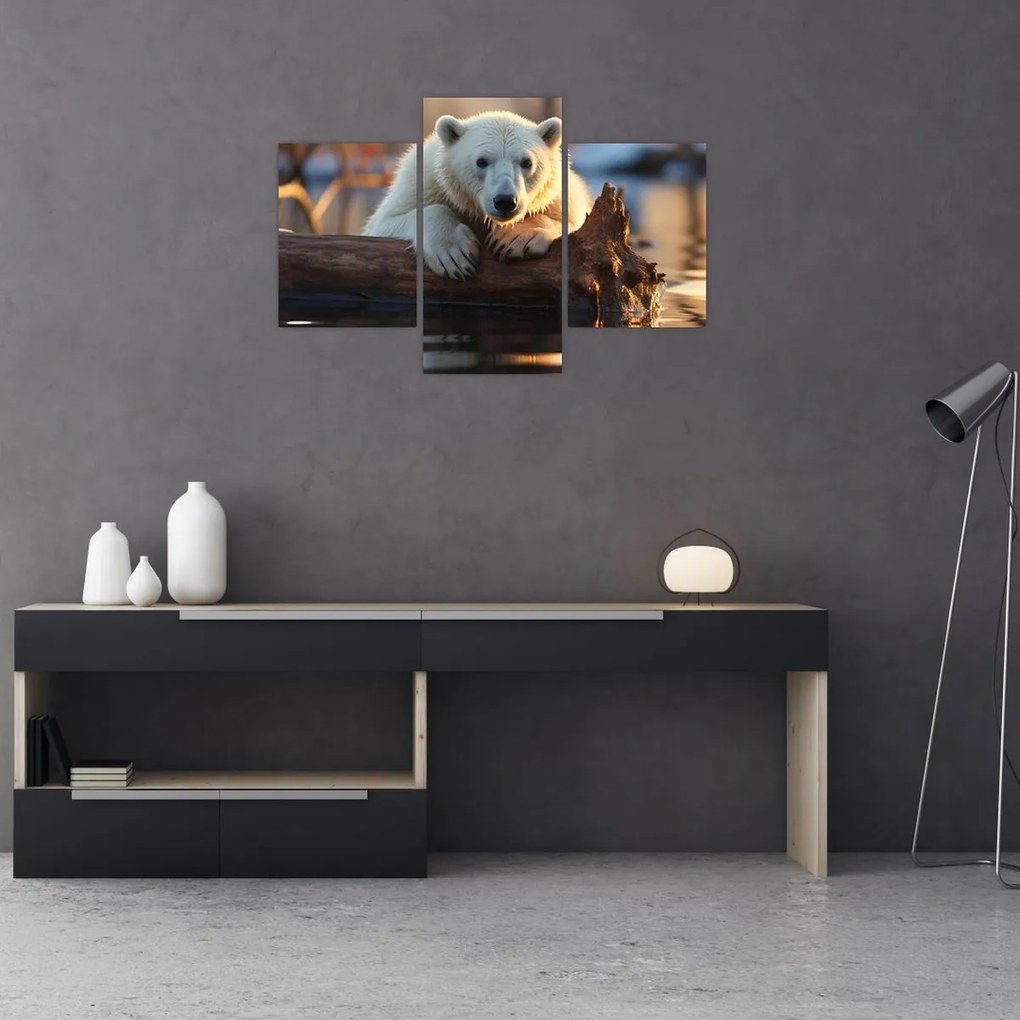 Tablou - Ursul polar (90x60 cm)