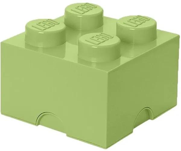 LEGO - Cutie depozitare 2X2, Verde Galbui