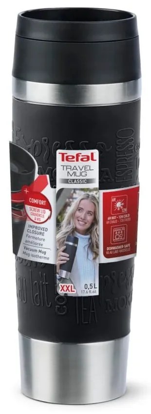 Cană de voiaj neagră 360 ml – Tefal