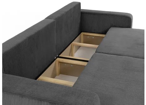 Canapea extensibilă Euston Sztruks (Albastru închis) (cu sp. depozitare). 1105535
