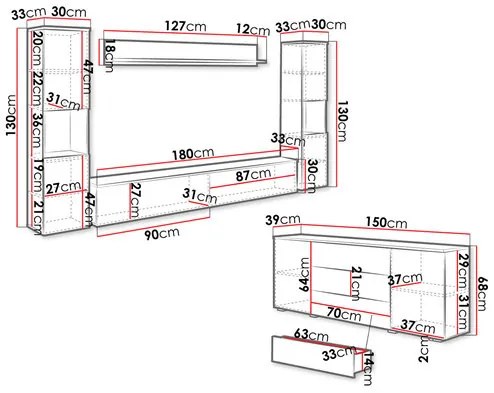 Mobilier living Nova II (wotan). 1121835