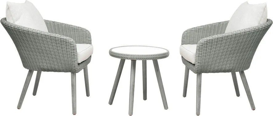 Set mobilier de grădină gri deschis Bistro – Unique Furniture