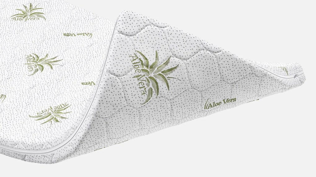 Topper saltea Sleepy, Aloe Comfort, 90x190x7, Tare