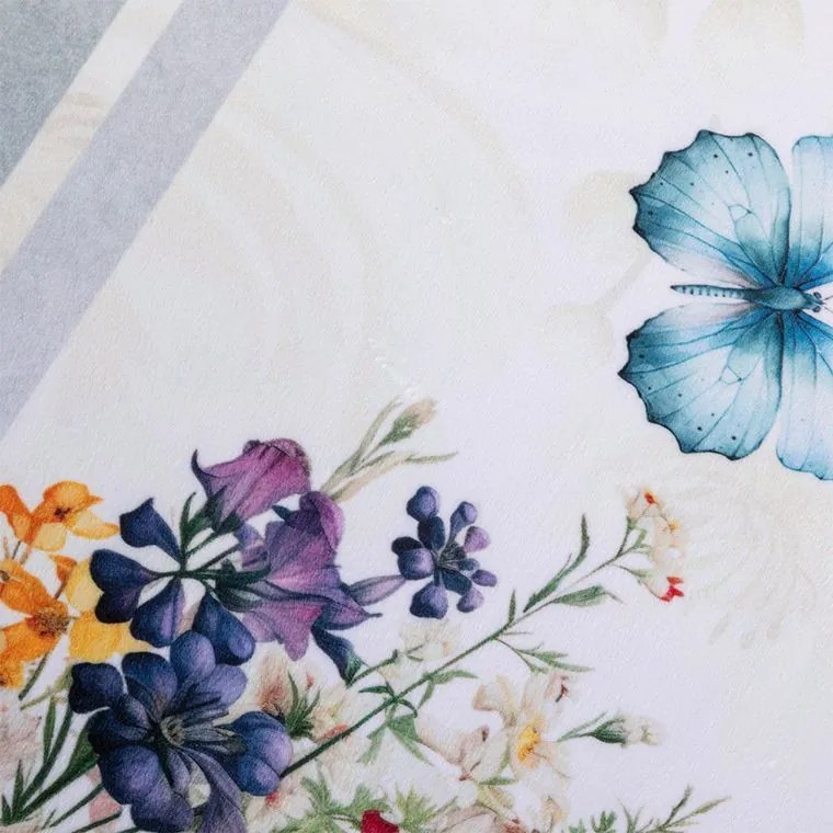 decoDoma Fată de masă centrală SPRING FLOWERS 85 x 85 cm