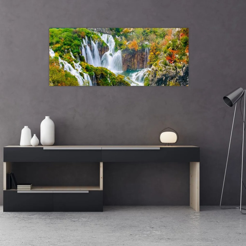 Tablou - Parcul Național Lacurile Plitvice (120x50 cm)