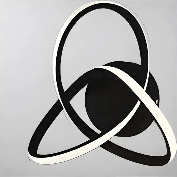 Aplica LED de perete INDIGO, 14W, 230V, neagră