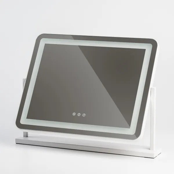 BRILAGI - oglindă de machiaj LED CALIFORNIA cu reglare a intensității LED/25W/230V 55x44 cm albă