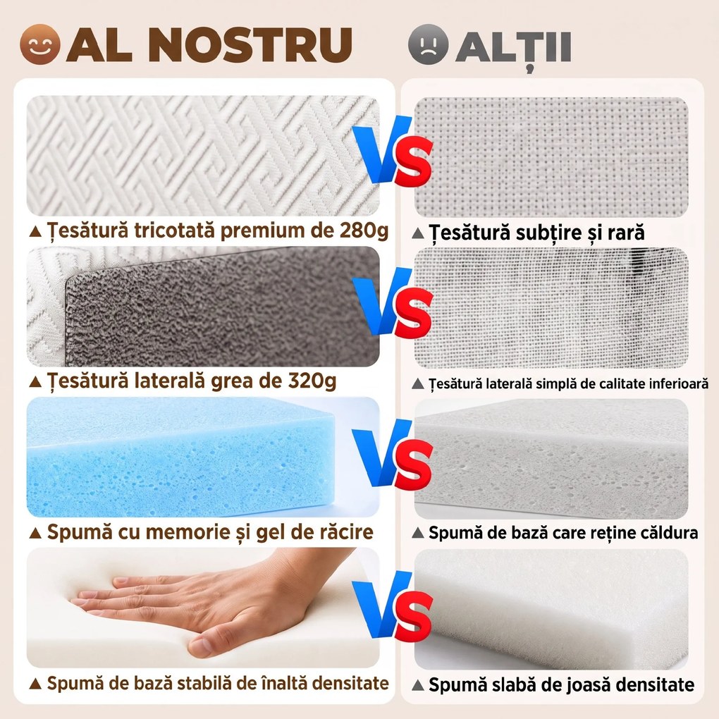 HOMCOM Saltea Pliabilă 195x120cm, 10cm, Husă Lavabilă, Ideală pentru Oaspeți/Camping, Gri | Aosom Romania