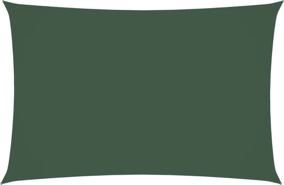 vidaXL Parasolar, verde închis, 2x4 m, țesătură oxford, dreptunghiular