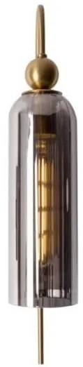 Aplica de perete design modern CAMPANILA, fumuriu