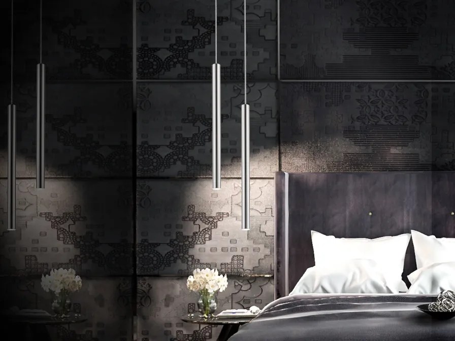 Pendul LED dimabil design modern minimalist Varas crom SV-373084