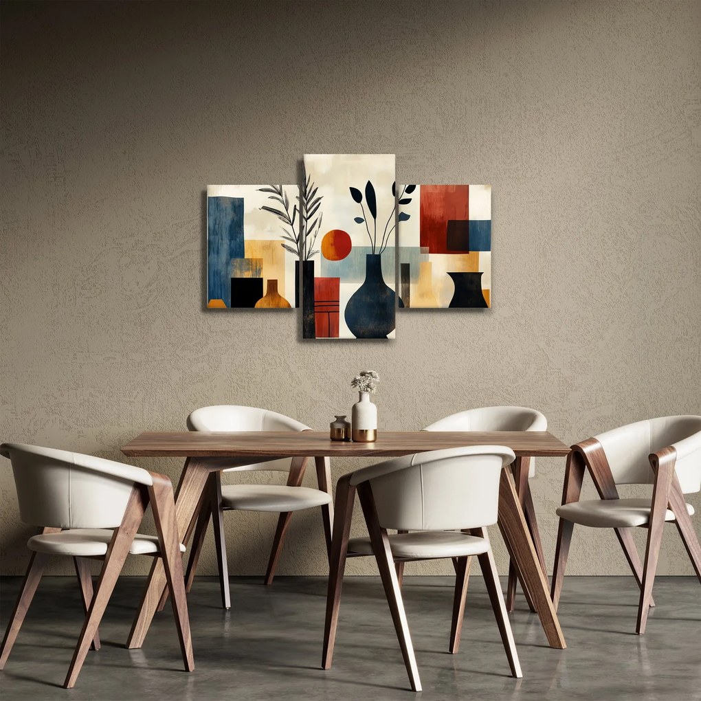 Tablou - Vaze cubiste (90x60 cm)