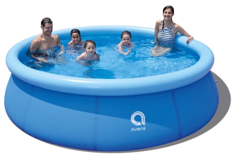 Bazin gonflabil rotund cu margine 3,6x0,76M