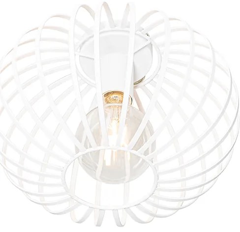 Plafoniera de design albă 30 cm - Johanna