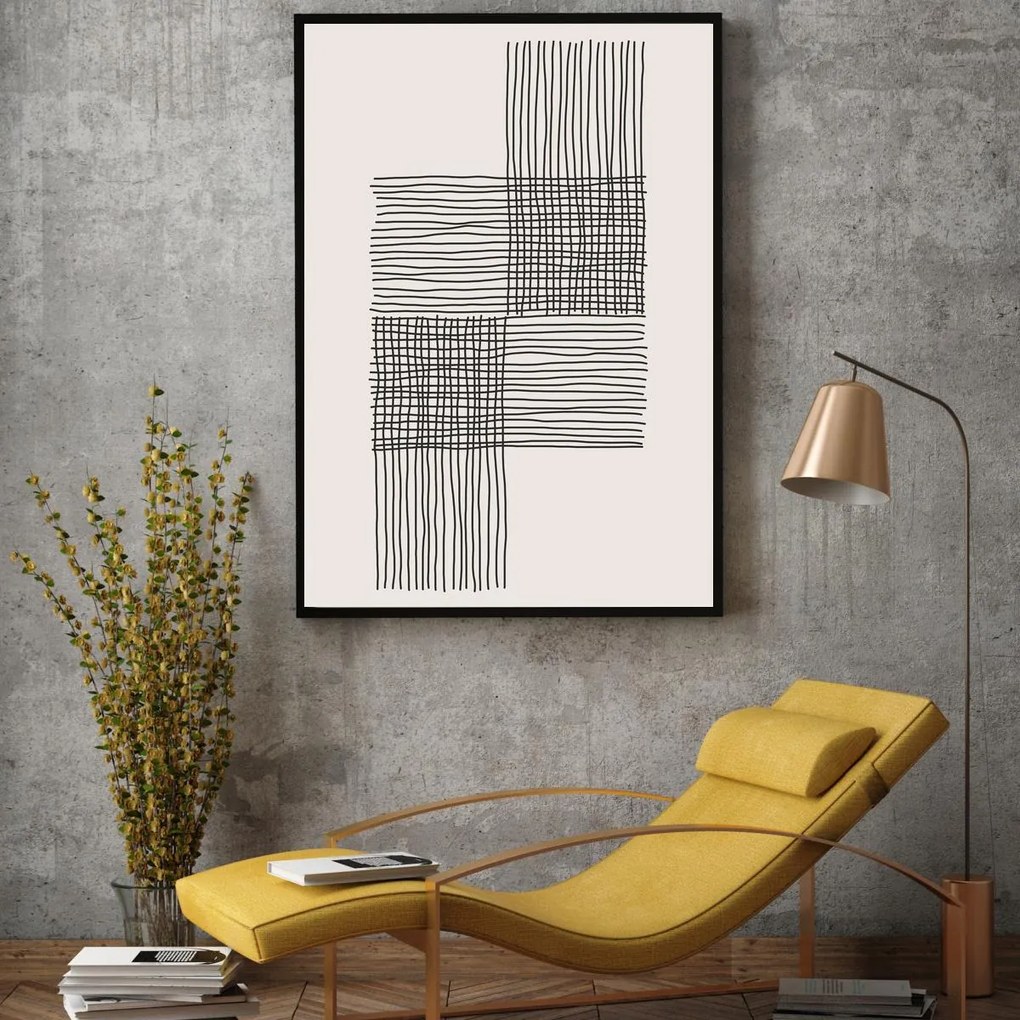 Poster - Abstracție pictată (A4)