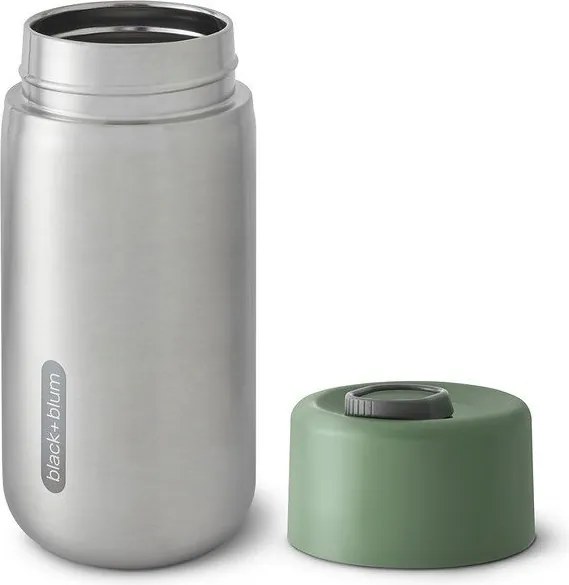 Cană termos argintie din oțel inoxidabil 340 ml – Black + Blum