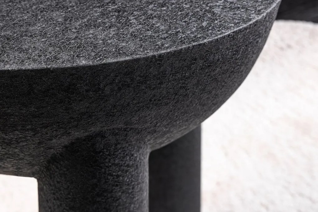 Masuta Laterala, Metal, Lemn, ABSTRACT 50cm