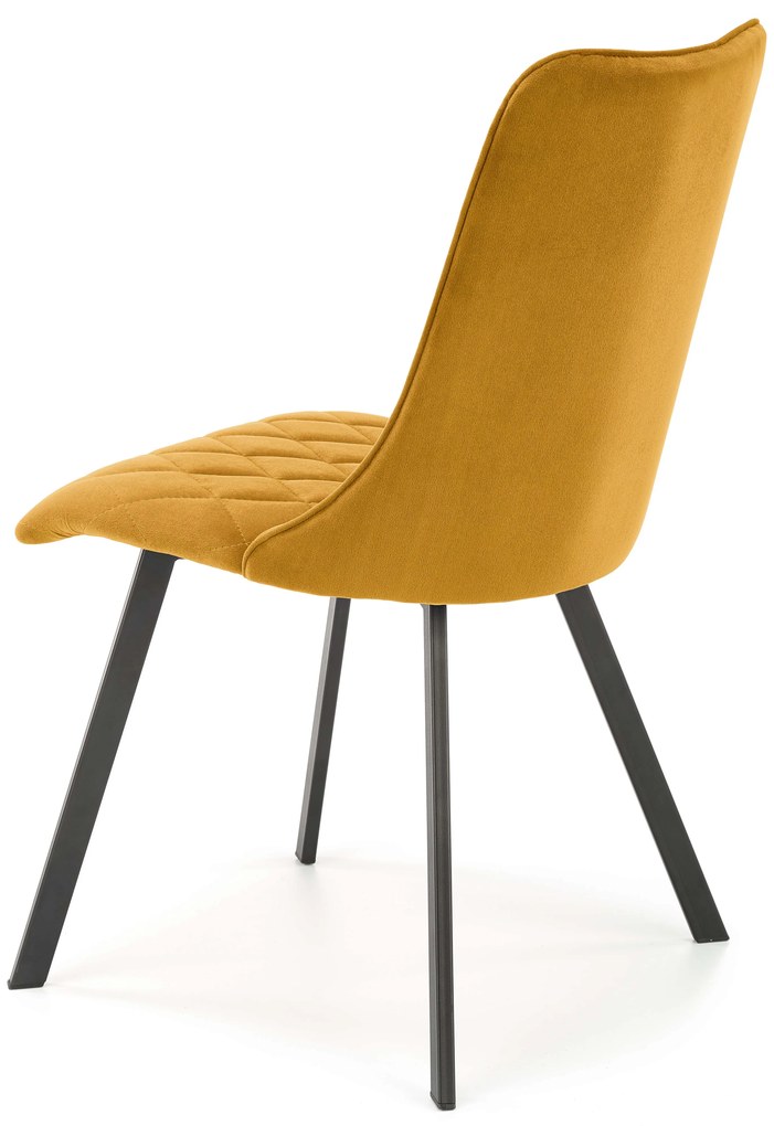 Scaun de sufragerie Krazlard (muștar). Promo -7%. 1039686