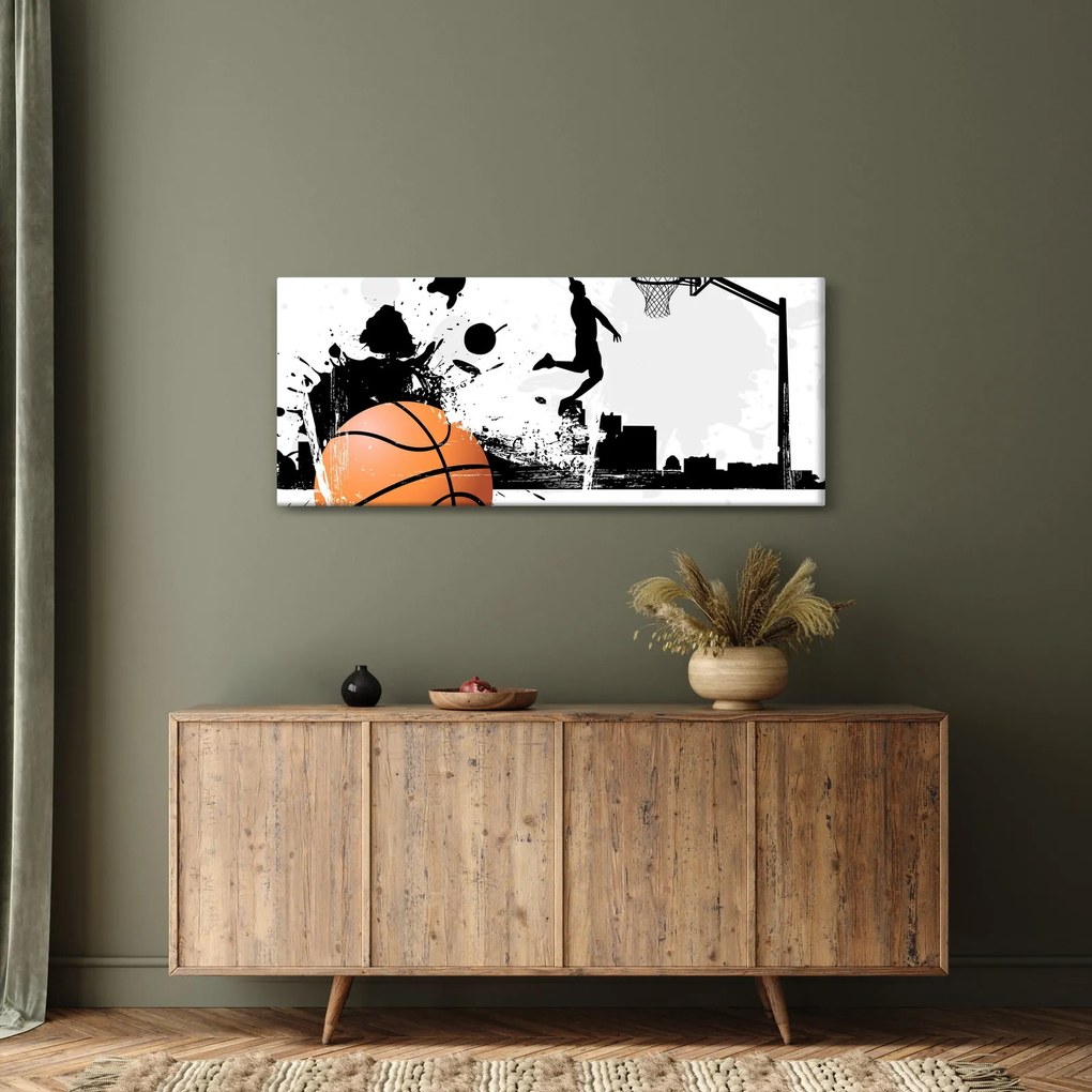 Tablou - Bachetbalist (120x50 cm)