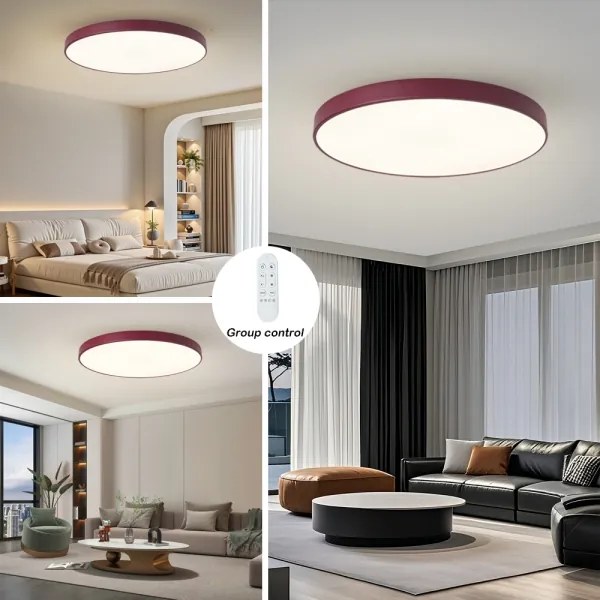 Brilagi-LED Corp de iluminat LED dimabil pentru piscină POOL SMART, 128 W, 230 V, 100 cm, Wi‑Fi Tuya + telecomandă, vișiniu